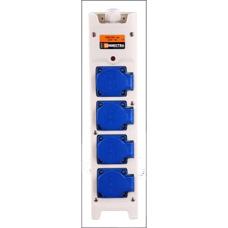 Product afbeelding voor Connectra Contactblok Haaks 3x2.5mm² Kabellengte 10m
