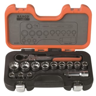 Product afbeelding voor Bahco Dopsleutelset S140T Doorsteek 14-delig In Koffer