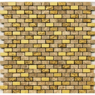 Product afbeelding voor Mozaiektegel Musa Brick Capuccino 30x30cm 8mm Glanzend Gerectificeerd