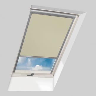 Product afbeelding voor Fakro Rolgordijn Met Zijgeleiding ARP NE Wifi Tuya I 134x140cm Elektrisch Exclusief Voeding En Connect Set Kleur Beige (002)