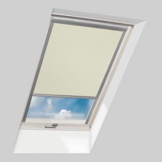 Product afbeelding voor Fakro Rolgordijn Met Zijgeleiding ARP NE Wifi Tuya I 55x98cm Elektrisch Exclusief Voeding En Connect Set Kleur Gebroken Wit (007)