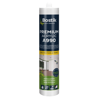Product afbeelding voor Bostik Acrylkit A990 Premium Acrylic 310ml Wit