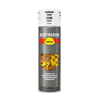 Product afbeelding voor Rust-Oleum Hard Hat Markeerverf 2392 500ml Wit