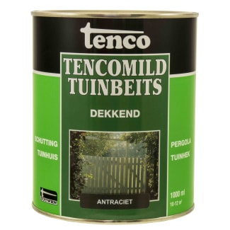 Product afbeelding voor Tencomild Tuinbeits Dekkend 1L Antraciet