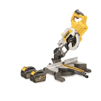 Product afbeelding voor DeWALT Afkort-/Verstekzaag DCS777T2 216mm 54V XR Flexvolt 2X6,0Ah Snellader