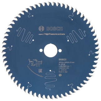 Product afbeelding voor Bosch Cirkelzaagblad Expert HPL 216x30x2,8mm 64tands