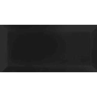 Product afbeelding voor Mosa Wandtegel Classics Trocadero Zwart 1001 10x20cm 9mm Modulair Glanzend 1001-1020