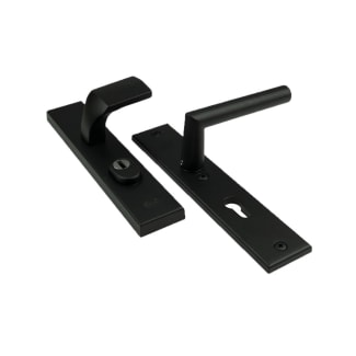 Product afbeelding voor AMI Veiligheidsdeurgarnituur 251/51 Duwer-Kruk Recht Veiligheidslangschild PC55 SKG3 Aluminium Met Kerntrekbeveiliging