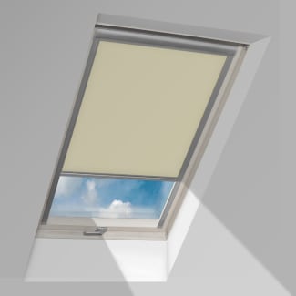 Product afbeelding voor Fakro Verduisterend Rolgordijn ARF NE Z-Wave I 66x118cm Elektrisch Exclusief Afstandsbediening Voeding En Connect Set Kleur Beige (052)