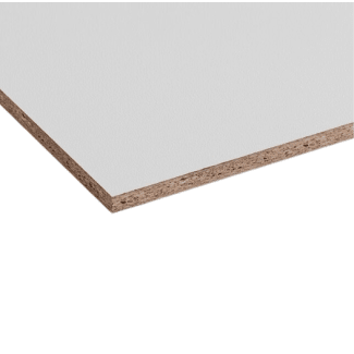 Product afbeelding voor Spaanplaat Geplastificeerd 12mm 250x125cm Wit 70% PEFC