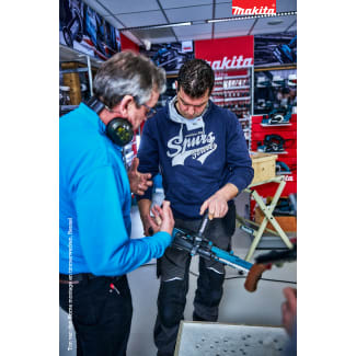Product afbeelding voor Makita Accu Combihamer HR004GZ02 40V XGT Met Stofafzuiging Zonder Accu En Lader