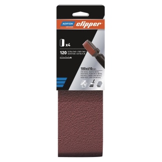 Product afbeelding voor Clipper Schuurband R235 K120 100x610mm Alox 4st