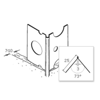 Product afbeelding voor Ripstaal Hoekbeschermer 1040 300cm 7-10mm Aluzink