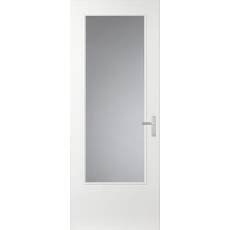 Product afbeelding voor Svedex Superlakdeur SL 7.0 83x201,5cm Opdek Links Gebroken Wit Gemonteerd Blank Glas Slotgatboring Nemef 1200 FSC Mix 70%