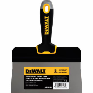 Product afbeelding voor DeWALT Spackmes Hoogblad 8" 203mm RVS Dik Blad Softgreep