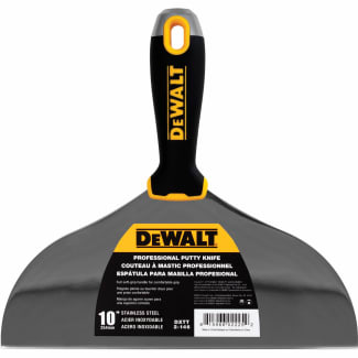 Product afbeelding voor DeWALT Plamuurmes 10" 254mm RVS Slagvast Softgreep