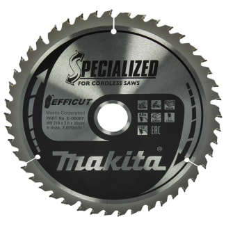 Product afbeelding voor Makita Cirkelzaagblad 215x30x2mm 45tands Voor Hout
