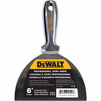 Product afbeelding voor DeWALT Plamuurmes 6" 152mm RVS Gesmeed