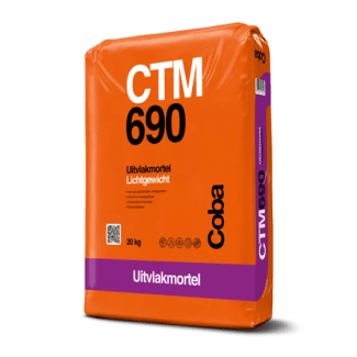 Product afbeelding voor Coba CTM690 Uitvlakmortel 20kg Grijs
