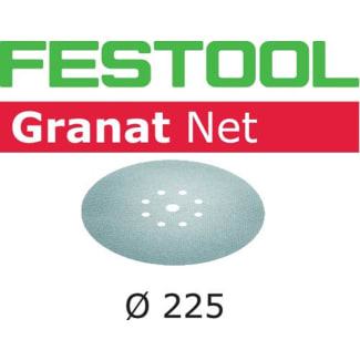 Product afbeelding voor Festool Netschuurmateriaal STF D225 P100 GR NET/25 Granat Net 25st
