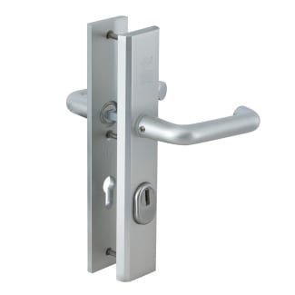 Product afbeelding voor Nemef Veiligheidsdeurkrukgarnituur Kruk-Kruk Recht Langschild PC72 SKG3 Aluminium F1 Met Kerntrekbeveiliging