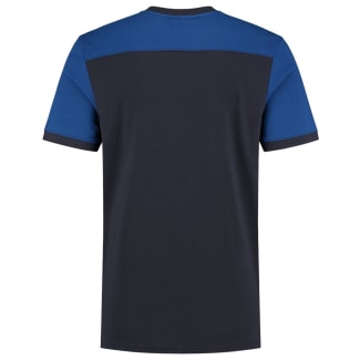 Product afbeelding voor Tricorp T-Shirt Bicolor Naden 102006 Maat M Navy/Koningsblauw