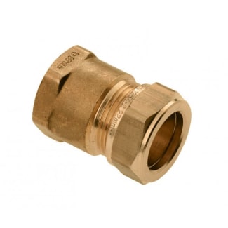 Product afbeelding voor Bonfix Knel Schroefbus 1/2Bi x 12mm Messing