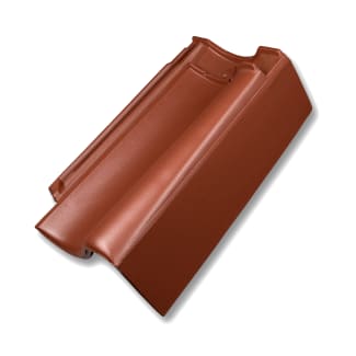 Product afbeelding voor Nelskamp OVH Pan H10 Gevelpan Rechts Innensteg Rood Engobe