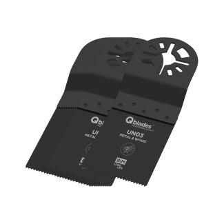 Product afbeelding voor Qblades Multitoolzaagblad UN03 34x40mm Bi-Metaal 11st