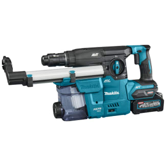 Product afbeelding voor Makita Accu Combihamer HR009GM202 40V 2x4,0Ah Snellader Stofafzuiger In Koffer