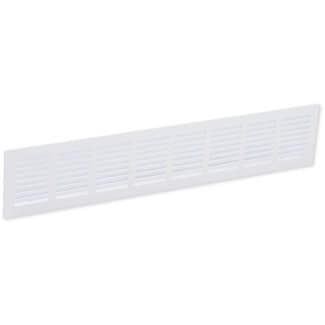 Product afbeelding voor Plintrooster 400x80mm Aluminium Wit