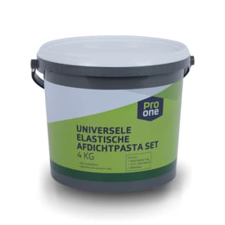 Product afbeelding voor ProOne Afdichtingsset Inclusief Blokkwast Pasta 4kg En Band 12m
