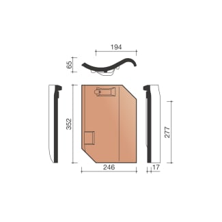 Product afbeelding voor Wienerberger OH451 Dakpan Vieilli Rood 878