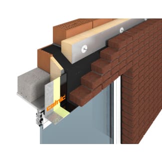 Product afbeelding voor Leviat Latei 91mm PG80/3 H80 1235mm Thermisch Verzinkt Max. Belasting 5,4kN/Lengte