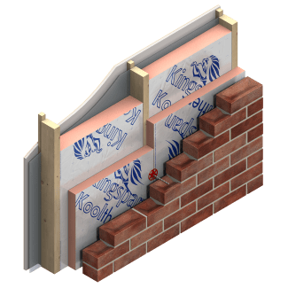 Product afbeelding voor Kooltherm K12D HSB Plaat 40mm 300x120cm Rd=1,90