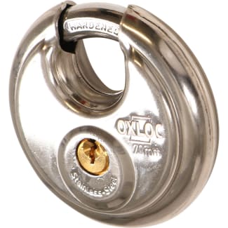 Product afbeelding voor Oxloc Discushangslot KA 701 Gelijksluitend 70mm RVS Met 2 Sleutels