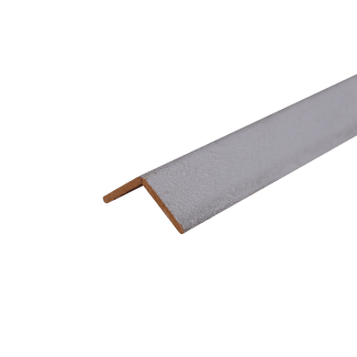 Product afbeelding voor LUMBO MDF Kniklijst 28x28mm 260cm Wit Stucco 70% PEFC