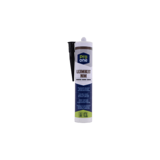 Product afbeelding voor ProOne Lijmkit NM 290ml Zwart