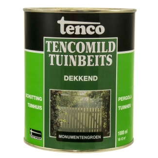 Product afbeelding voor Tencomild Tuinbeits Dekkend 1L Monumentengroen