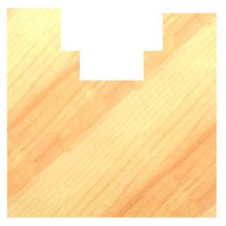 Product afbeelding voor Trasco Fasefrees Hardmetaal Getrapt 15.3X24.3mm 17mm Aansluiting 8mm