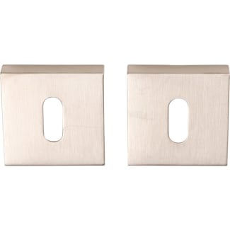 Product afbeelding voor Oxloc Sleutelrozet Vierkant 11mm RVS Mat Met Sleutelgat