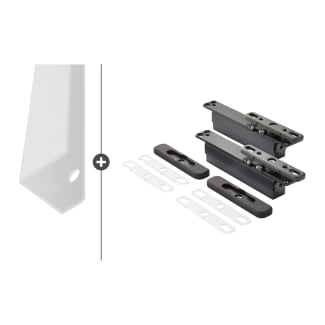 Product afbeelding voor Skantrae Hang&Sluitwerkpakket 623SSL Voor Taatsdeur Met Set Deurgrepen Vernal 30 Wit