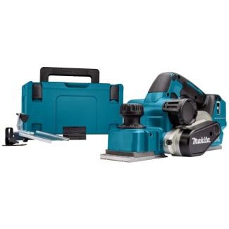 Product afbeelding voor Makita Accu Schaafmachine DKP181ZJ 82mm 18V Zonder Accu En Lader In MBox