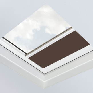 Product afbeelding voor Fakro Verduisterend Rolgordijn Platdak ARF/D II 01K 60x60cm Solar Elektrisch Kleur Chocoladebruin (256)