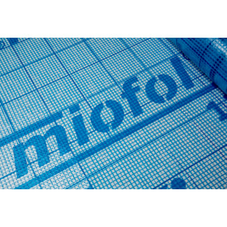 Product afbeelding voor Miofol 125G 1,5x50m Geperforeerd Dampdoorlatend Waterkerend