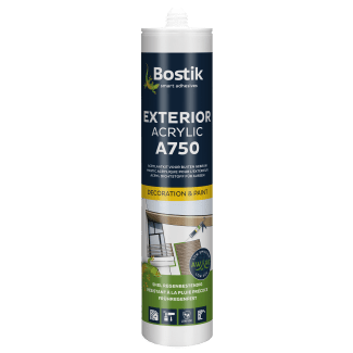 Product afbeelding voor Bostik Acrylkit A750 Exterior Acrylic 310ml Wit