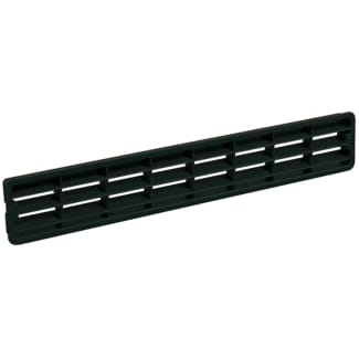 Product afbeelding voor Plintrooster 458x75mm Aluminium Zwart