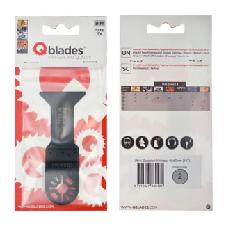 Product afbeelding voor Qblades Multitoolzaagblad UN11 45x60mm Bi-Metaal 1st