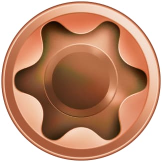 Product afbeelding voor Spax Vlonderschroef 5x50/22,5mm Cilinderkop TX-25 RVS A2 Antiek 200st