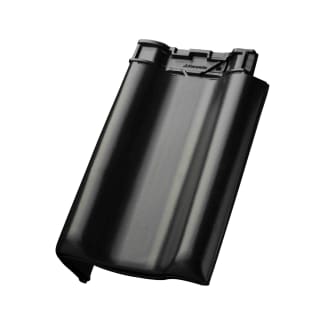 Product afbeelding voor Wienerberger Alegra 12 Gevelpan Links Vulkaanzwart Edelengobe 755